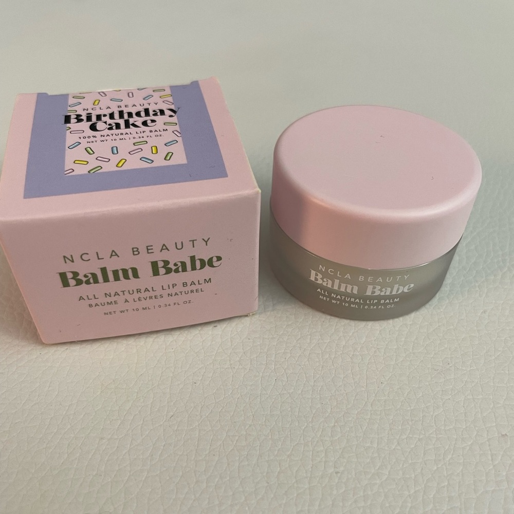 NCLA beauty birthday day cake lip balm